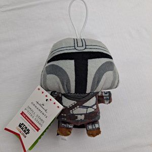 Mandalorian Star Wars Disney Hallmark Plush Ornament small stars